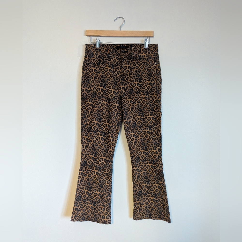 7 For All Mankind Black and Brown Flare Jeans